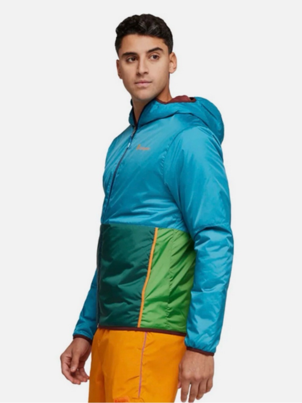 Cotopaxi Teca Calido Mountain Town Colorblock Reversible Hooded Jacket size 2XL
